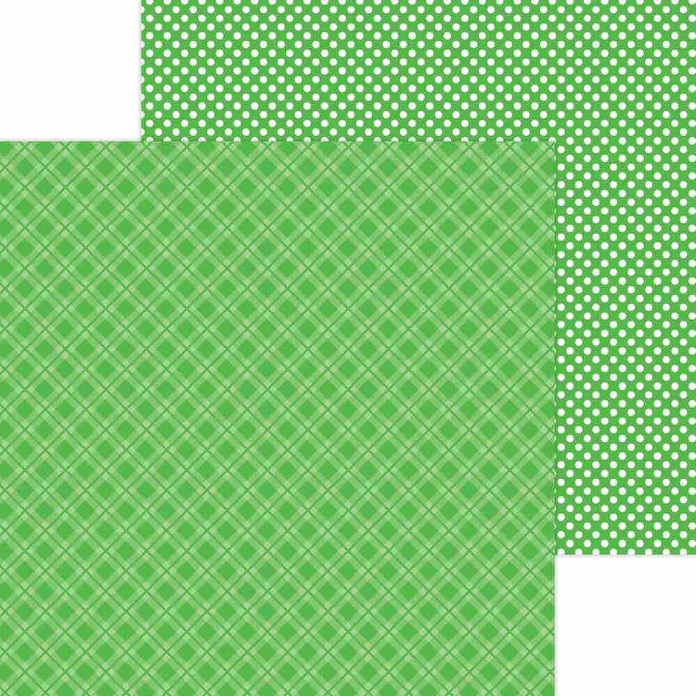 Petite prints - plaid / polka dot grasshopper