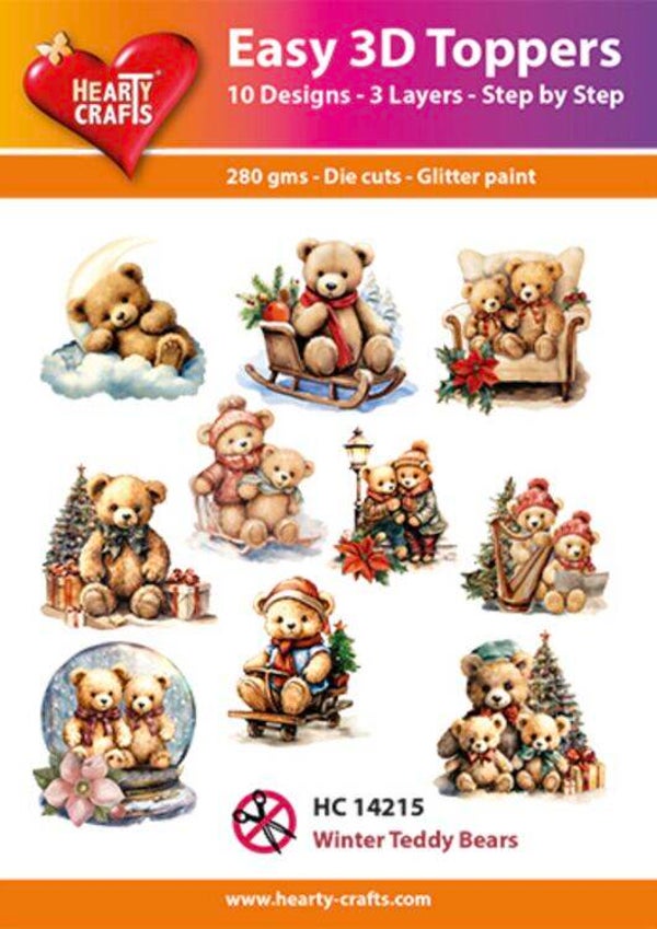 HC14215 winter teddy bears