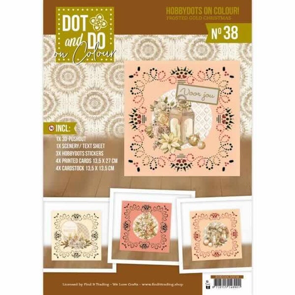 DODOOC10038 dot & do on colour set nr.38 frosted gold christmas