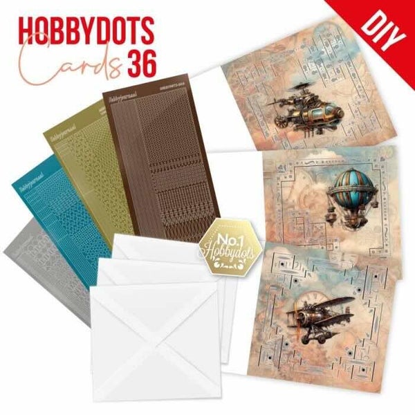 DODOPP036 Hobbydots Cards set nr.36 steampunk