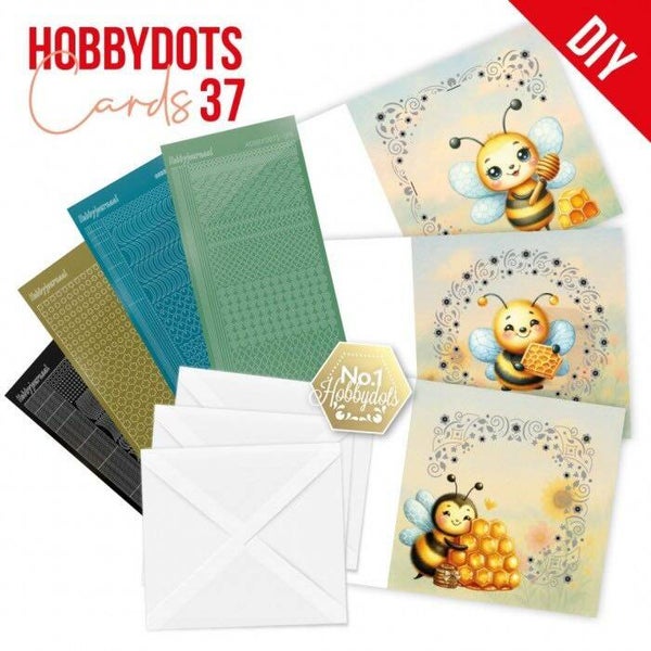 DODOPP037 Hobbydots Cards set nr.37 happy bees