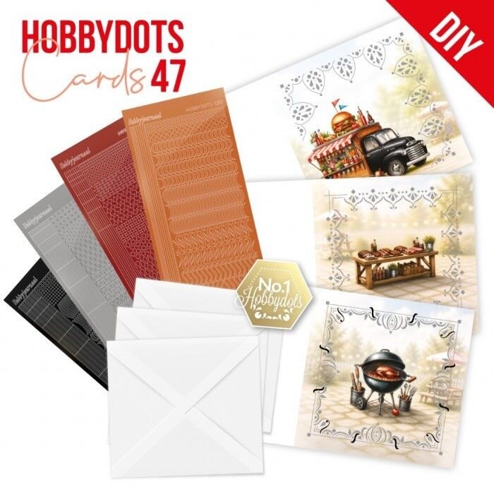 DODOPP047 Hobbydots Cards set nr.47 grillmasters