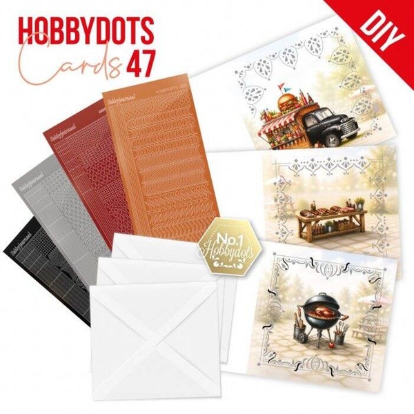 DODOPP047 Hobbydots Cards set nr.47 grillmasters