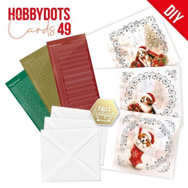DODOPP049 Hobbydots Cards set nr.49 merry pawness