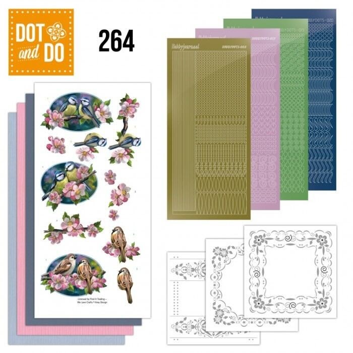 DODO264 dot & do set nr.264 blue birds