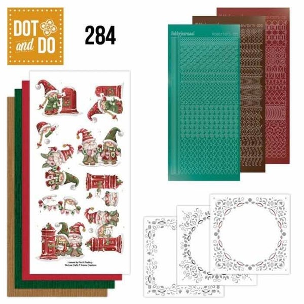 DODO284 dot & do set nr.284 gnome for christmas