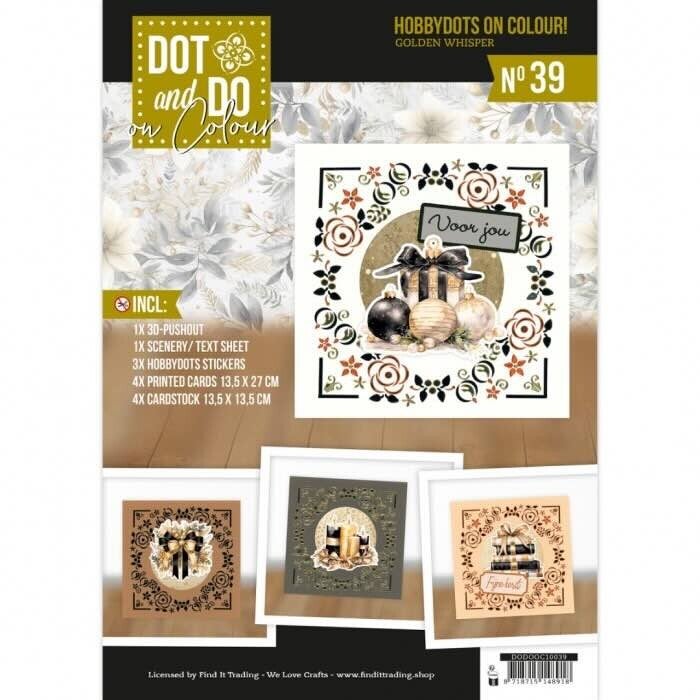 DODOOC10039 dot & do on colour set nr.39 golden whisper