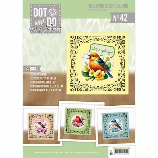DODOOC10042 dot & do on colour set nr.42 spring birds