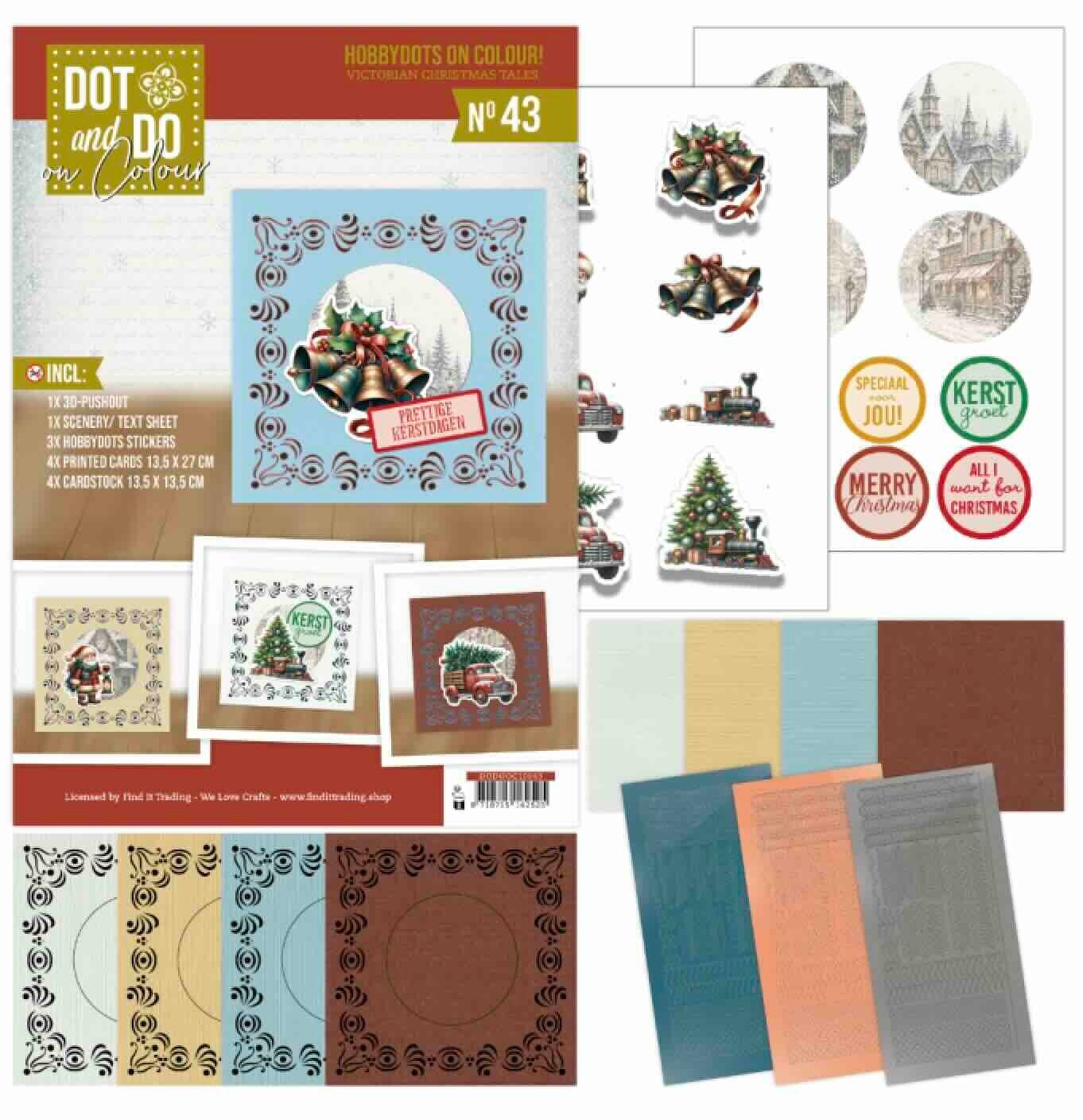 DODOOC10043 dot & do on colour set nr.43 Victorian christmas tales