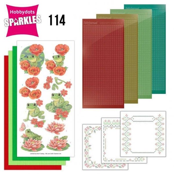 SPDO114 sparkles set nr.114 - frogs