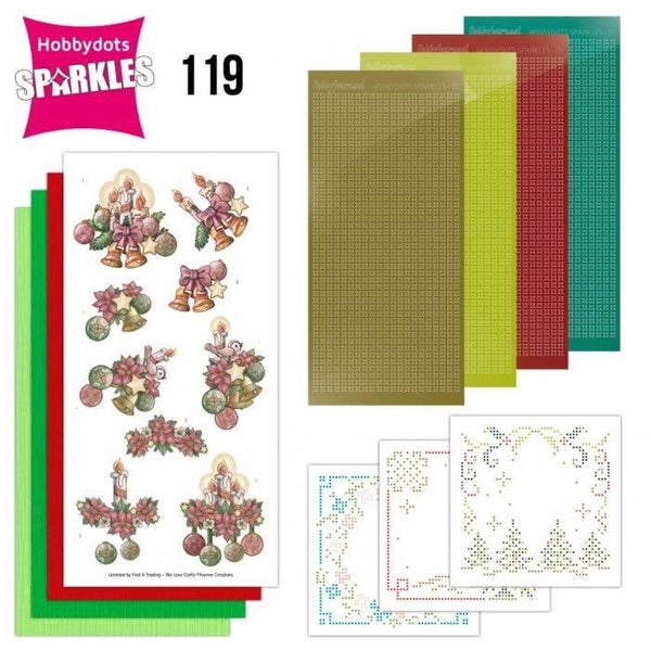 SPDO119 sparkles set nr.119 - christmas birds