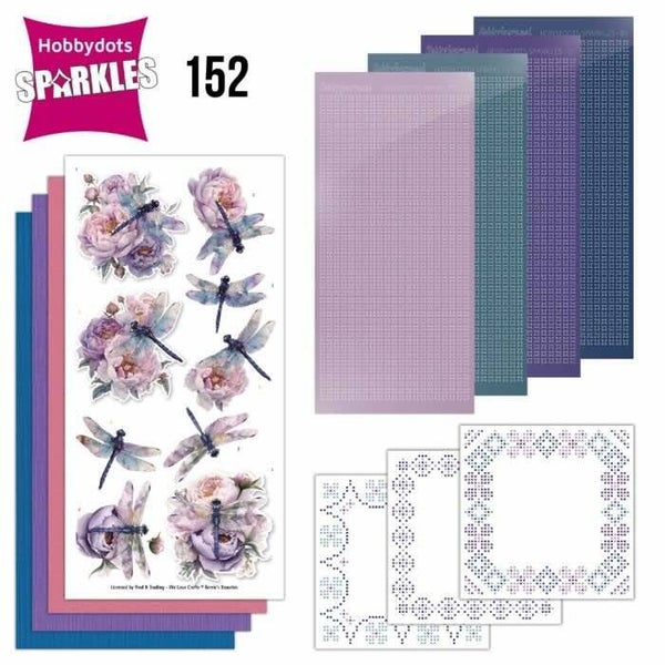 SPDO152 sparkles set nr.152 - dragonflies