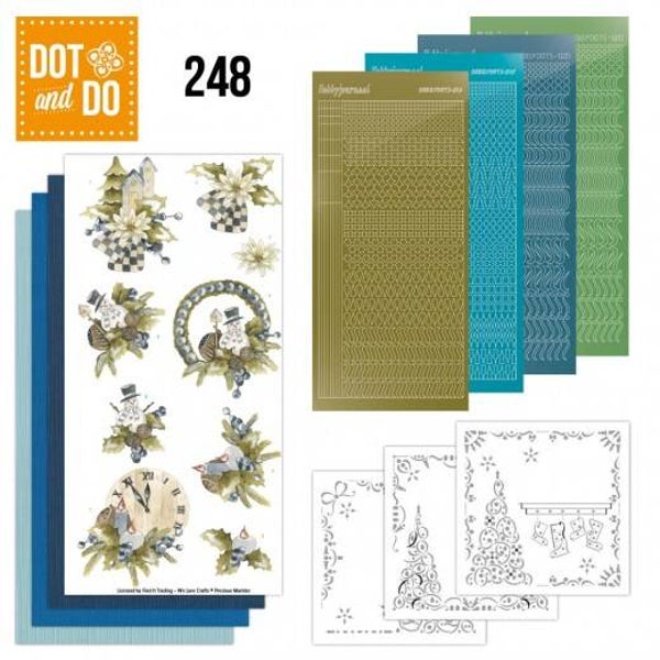 DODO248 dot & do set nr.248 christmas blues