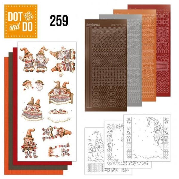 DODO259 dot & do set nr.259 gnomes blanket