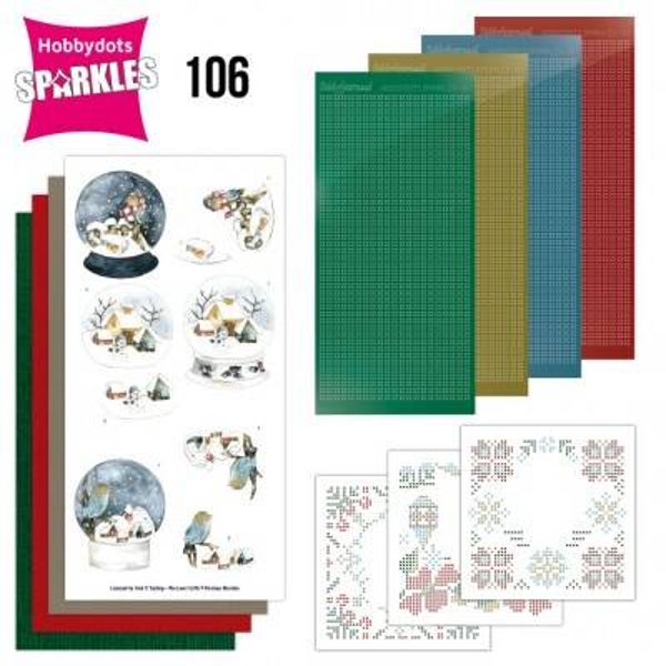 SPDO106 sparkles set nr.106 - globe landscape