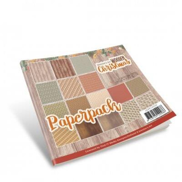 JAPP10030 paper pack - wooden christmas