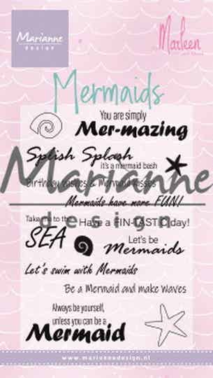 CS1025 mermaid sentiments by Marleen