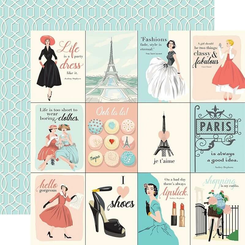 En Vogue - 3x4 journaling cards