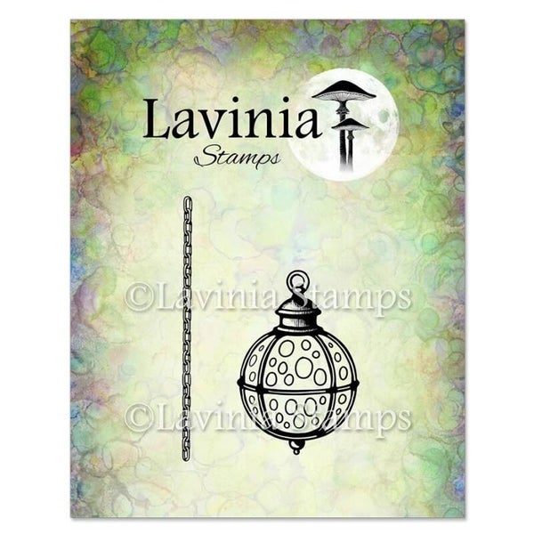 LAV1008 clear stamps - bauble lantern