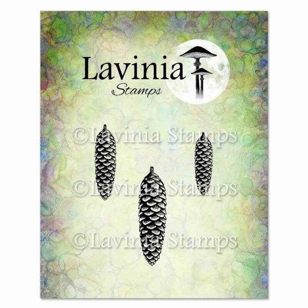 LAV1018 clear stamps - sugar pine cone