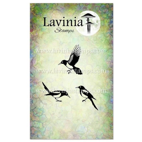 LAV1028 clear stamps - magpies
