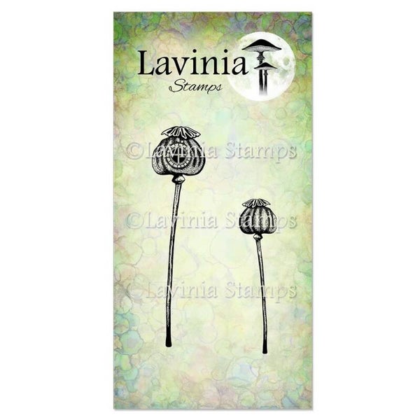LAV989 clear stamps - poppy lodges