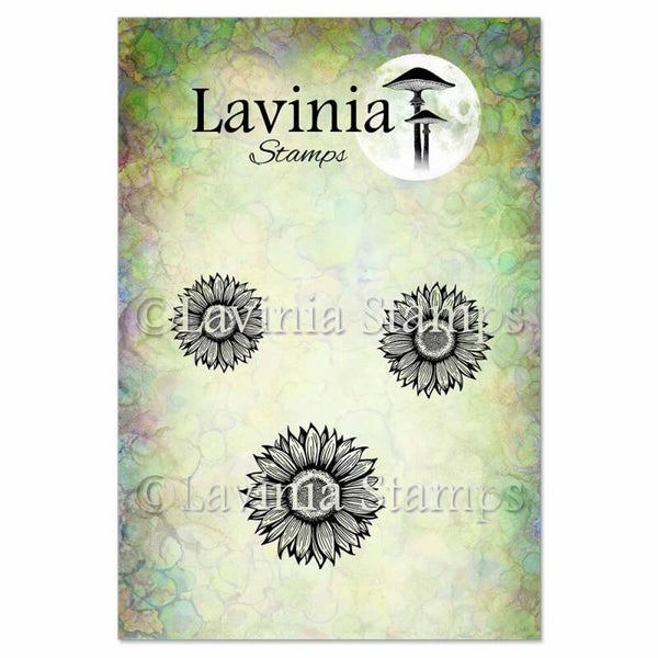 LAV993 clear stamps - sunflower heads