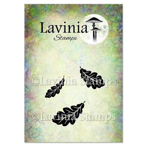 LAV997 clear stamps - white oak leaf