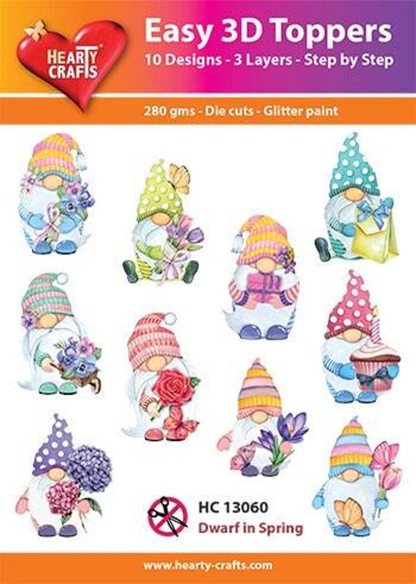 HC13060 easy 3D - dwarfs in spring