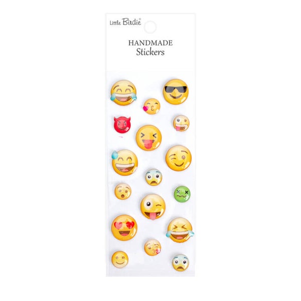 CR109812 handmade resin stickers - expressions