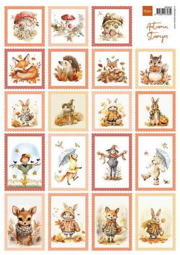 VK9652 stamps - autumn