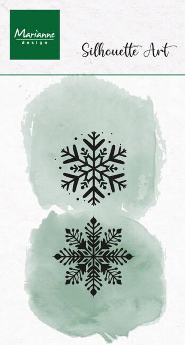 CS1199 silhouette art - ice crystals