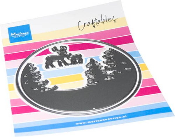 CR1675 silhouette - winter scenery