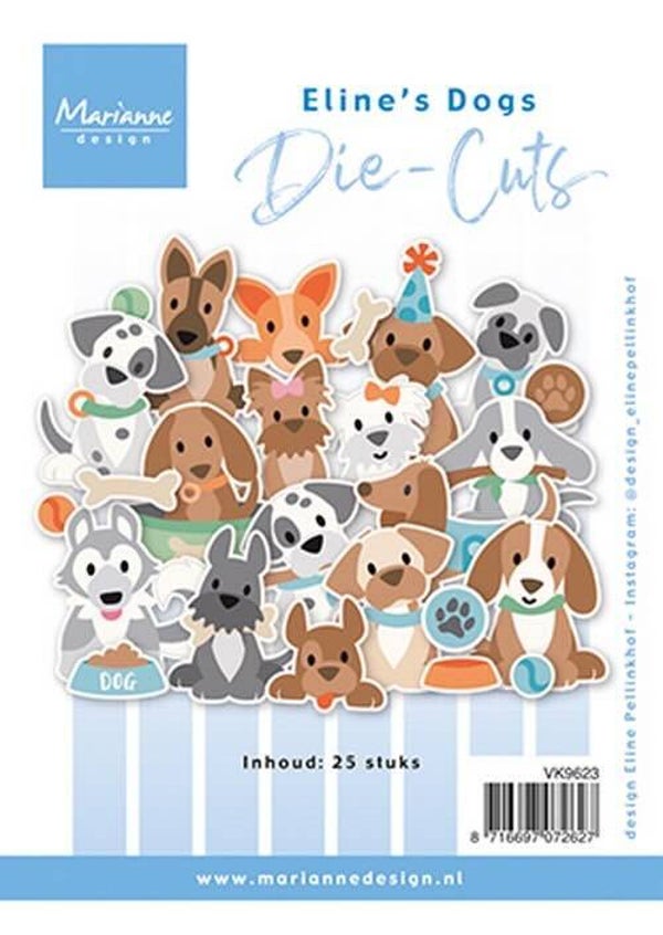 VK9623 die-cuts - Eline's dogs
