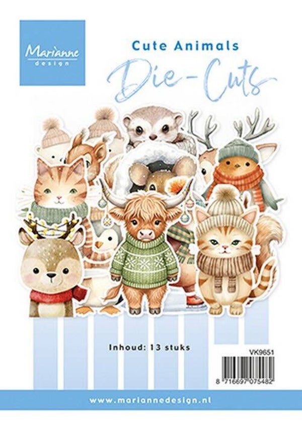 VK9651 die-cuts - cute animals