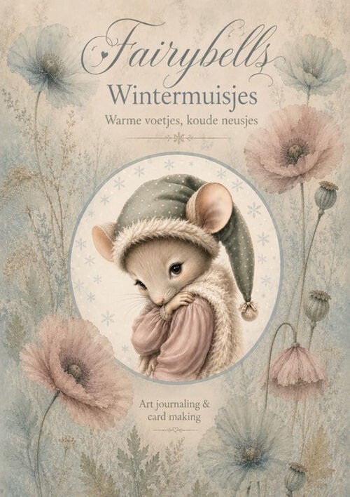 Fairybells A4 collageboek - wintermuisjes