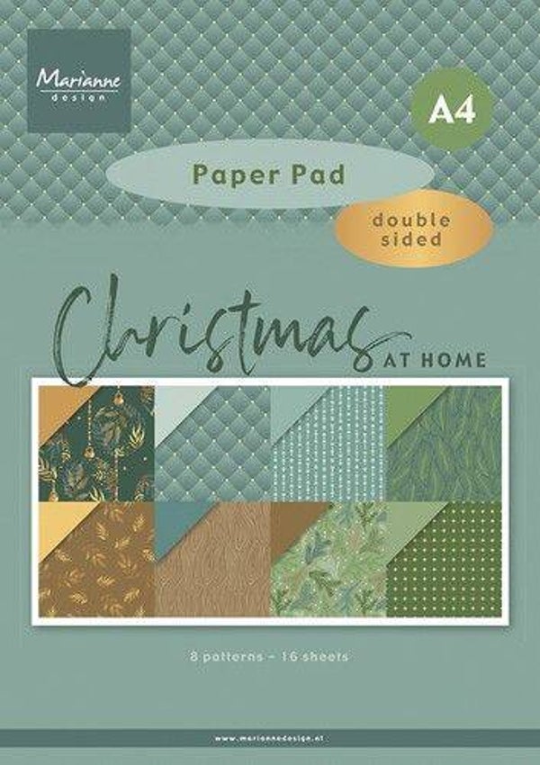 PK9192 paper pad A4 - christmas at home