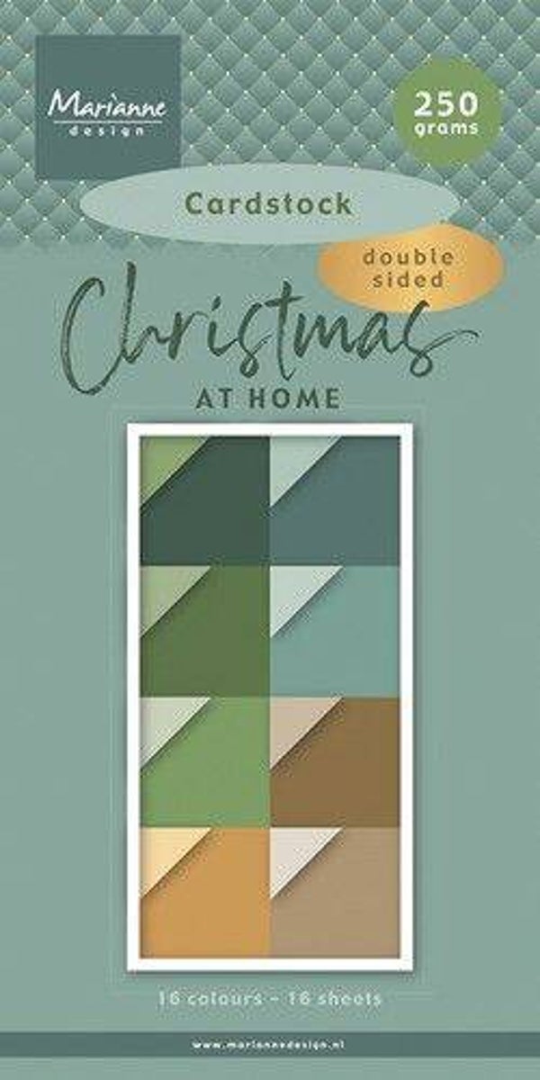 PK9193 paper pad 15 x 30 cm - christmas at home