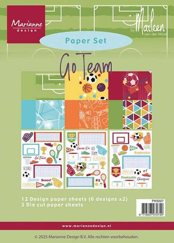 PK9207 paper pad A5 - go team
