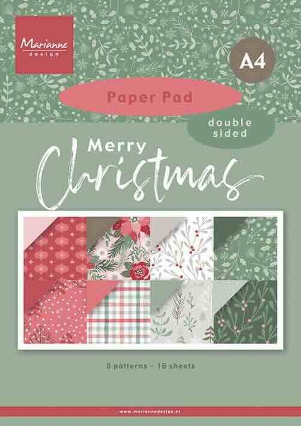 PK9217 paper pad A4 - merry christmas