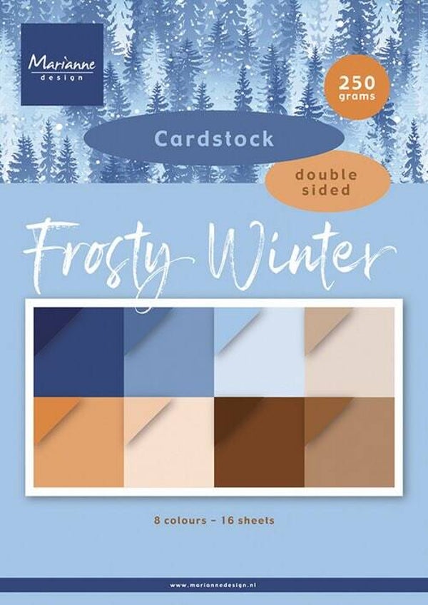 PK9227 paper pad A4 - frosty winter cardstock
