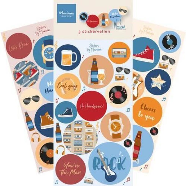 CA3205 stickers - Hi handsome! by Marleen