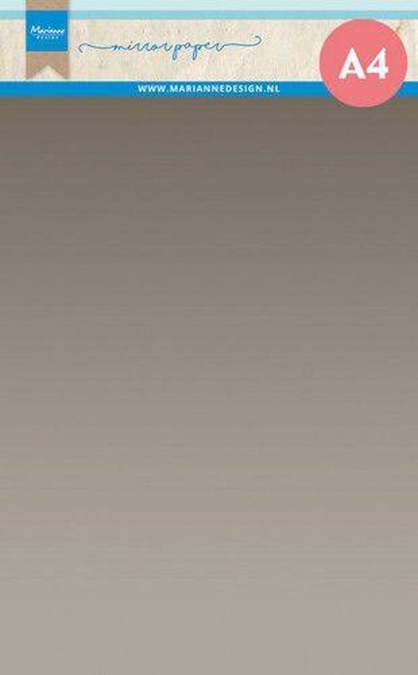 A4 spiegelkarton mirror silver