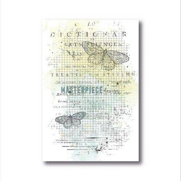 Masterpiece Design clear stamps - Butterfly grid