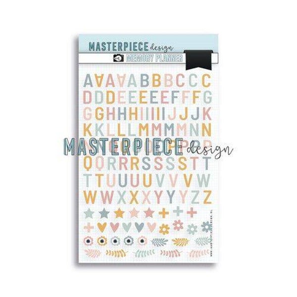 Masterpiece Design puffy stickers - Alphabet