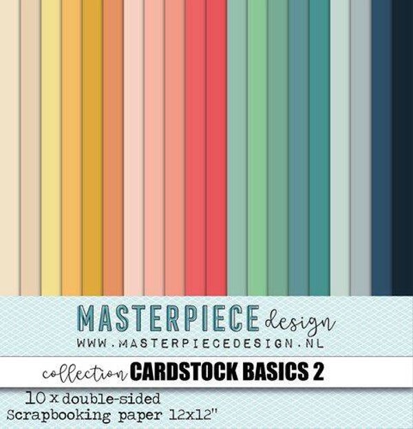 Masterpiece Design paper pack - cardstock basics nr.2