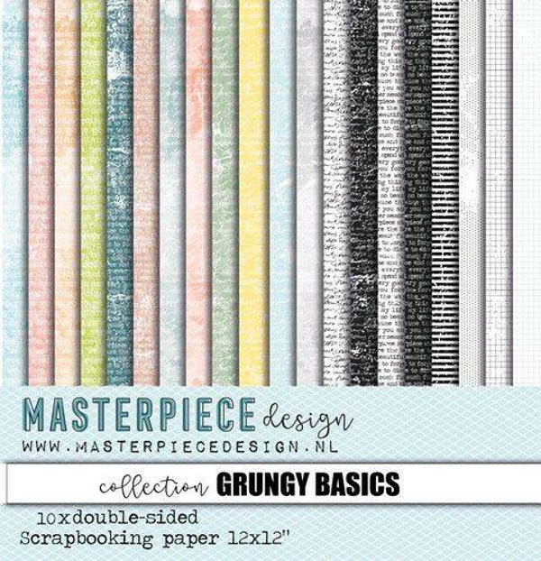 Masterpiece Design paper pack - Grungy basics