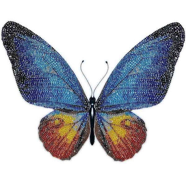 Miniart Crafts - blue butterfly