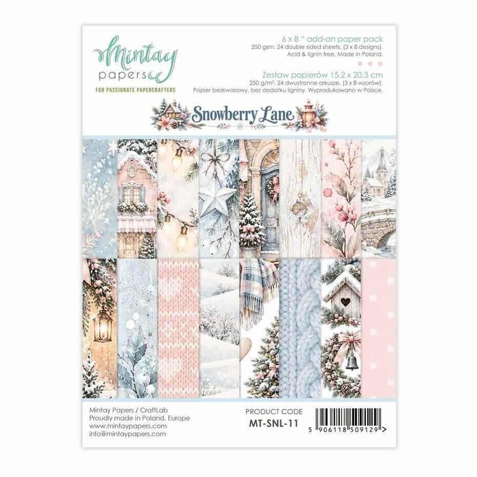 MT-SNL-11 paper pad A5 - snowberry lane add-on