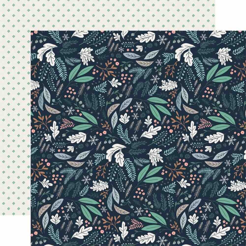 Snow Much Fun - snowy floral